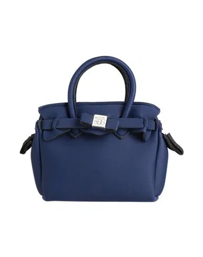 Save My Bag Woman Handbag Blue Size - Polyamide, Elastane