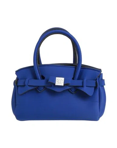Save My Bag Woman Handbag Blue Size - Polyamide, Polyester