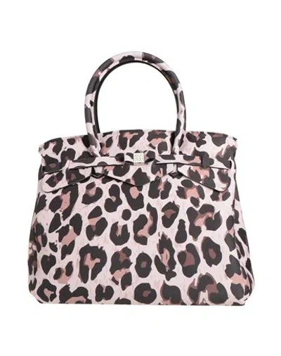 Save My Bag Woman Handbag Blush Size - Polyamide, Elastane In Pink