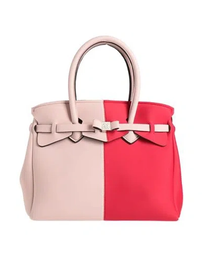 Save My Bag Woman Handbag Blush Size - Polyamide, Elastane In Pink