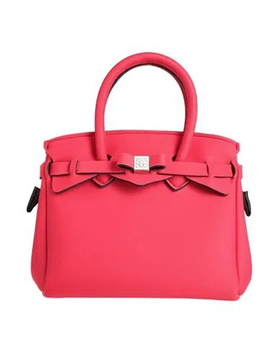Save My Bag Woman Handbag Brick Size - Polyamide, Elastane In Red
