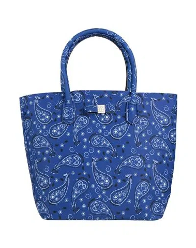Save My Bag Woman Handbag Bright Blue Size - Polyamide, Elastane