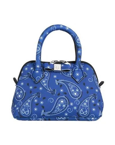 Save My Bag Woman Handbag Bright Blue Size - Polyamide, Elastane