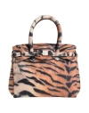 Save My Bag Woman Handbag Brown Size - Peek (polyether - Ether - Ketone), Polyester, Elastane In Brown