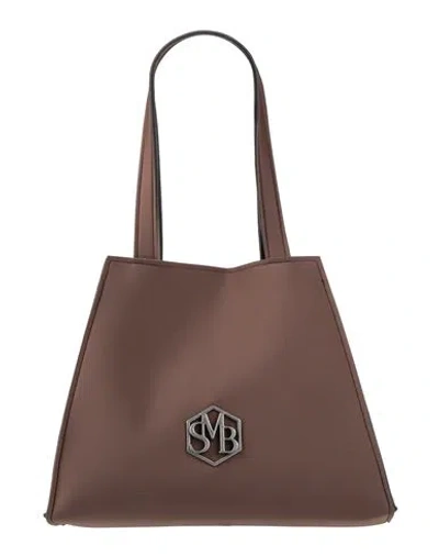 Save My Bag Woman Handbag Brown Size - Polyamide, Elastane