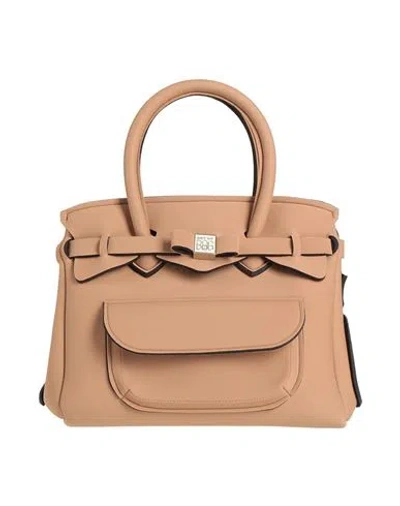 Save My Bag Woman Handbag Camel Size - Polyamide, Elastane