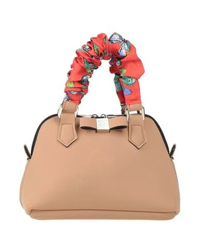 Save My Bag Woman Handbag Camel Size - Polyethylene, Polyamide, Elastane, Silk In Beige