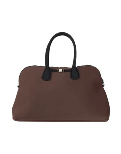 Save My Bag Woman Handbag Dark Brown Size - Peek (polyether - Ether - Ketone), Polyamide, Elastane