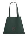 Save My Bag Woman Handbag Dark Green Size - Polyamide, Elastane
