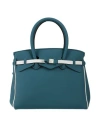 Save My Bag Woman Handbag Deep Teal Size - Polyamide, Elastane In Green