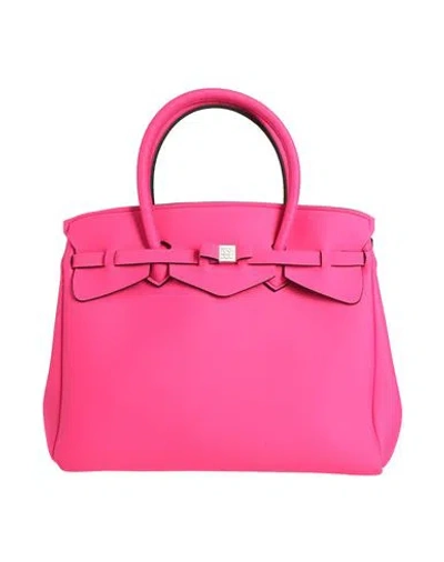 Save My Bag Woman Handbag Fuchsia Size - Polyamide, Elastane In Pink
