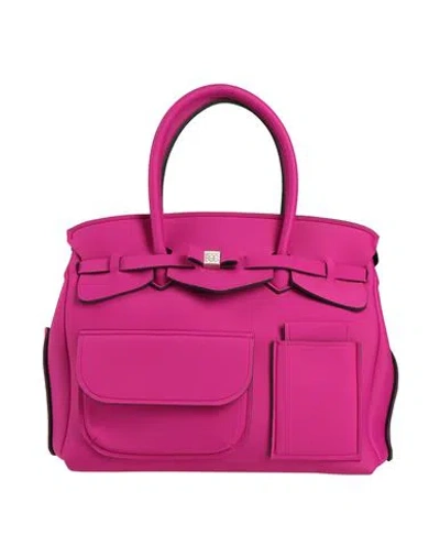 Save My Bag Woman Handbag Garnet Size - Polyamide, Elastane In Red