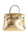 Save My Bag Woman Handbag Gold Size - Peek (polyether - Ether - Ketone), Polyester, Elastane