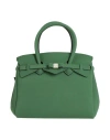 Save My Bag Woman Handbag Green Size - Polyamide, Elastane In Green