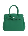 Save My Bag Woman Handbag Green Size - Peek (polyether - Ether - Ketone), Polyamide, Elastane