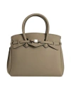 Save My Bag Woman Handbag Khaki Size - Polyamide, Elastane In Sand