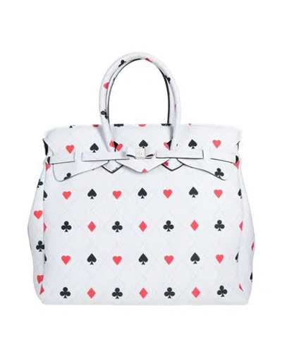 Save My Bag Woman Handbag Light Grey Size - Peek (polyether - Ether - Ketone), Polyamide, Elastane