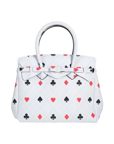 Save My Bag Woman Handbag Light Grey Size - Peek (polyether - Ether - Ketone), Polyester, Elastane