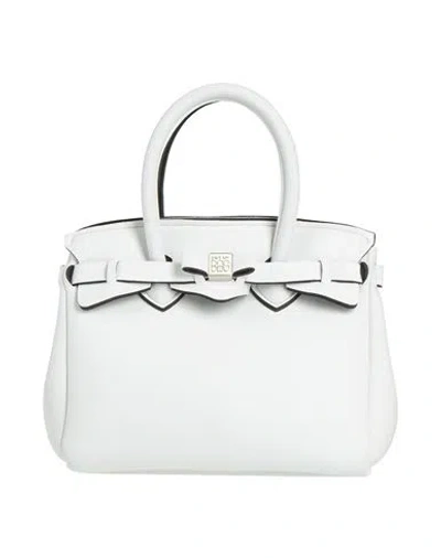 Save My Bag Woman Handbag Light Grey Size - Polyamide, Elastane In Gray