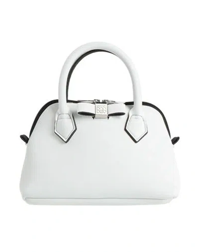 Save My Bag Woman Handbag Light Grey Size - Polyamide, Elastane In Gray