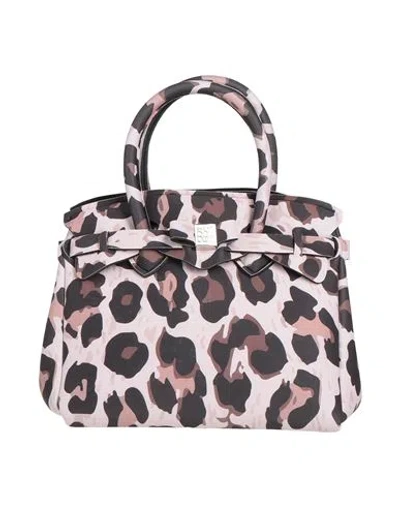 Save My Bag Woman Handbag Light Pink Size - Peek (polyether - Ether - Ketone), Polyester, Elastane