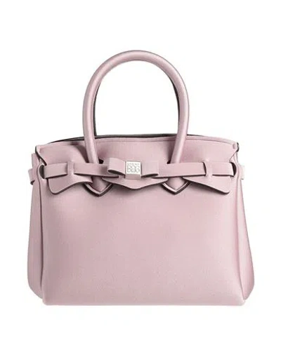 Save My Bag Woman Handbag Lilac Size - Peek (polyether - Ether - Ketone), Polyamide, Elastane In Purple