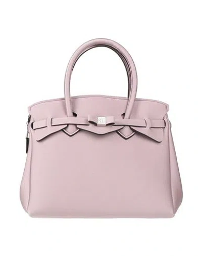 Save My Bag Woman Handbag Lilac Size - Peek (polyether - Ether - Ketone), Polyester, Elastane In Purple