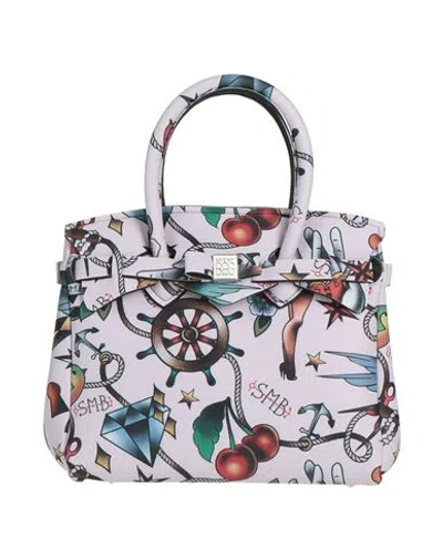 Save My Bag Woman Handbag Lilac Size - Peek (polyether - Ether - Ketone), Polyester, Elastane In Purple
