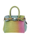 Save My Bag Woman Handbag Lime Green Size - Polyamide, Elastane, Polyester In Green