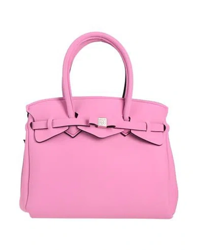 Save My Bag Woman Handbag Magenta Size - Polyamide, Elastane In Purple
