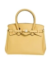 Save My Bag Woman Handbag Marigold Size - Peek (polyether - Ether - Ketone), Polyester, Elastane In Yellow