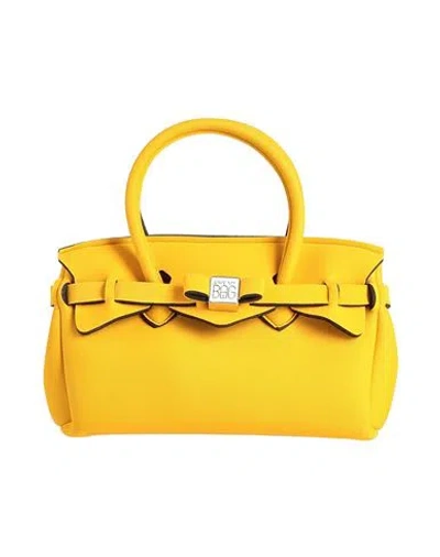 Save My Bag Woman Handbag Marigold Size - Polyamide, Elastane In Yellow