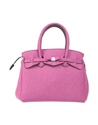 Save My Bag Woman Handbag Mauve Size - Polyamide, Elastane In Purple
