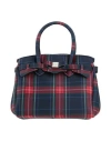 Save My Bag Woman Handbag Midnight Blue Size - Peek (polyether - Ether - Ketone), Polyester, Elastan In Blue