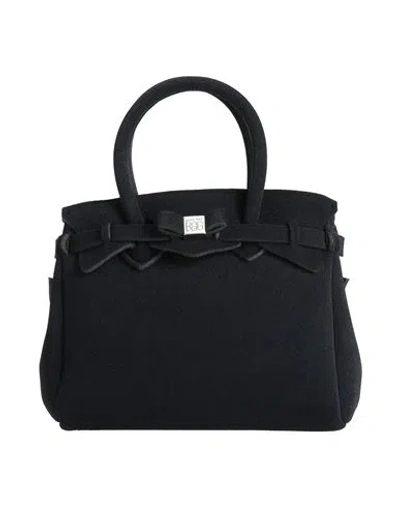 Save My Bag Woman Handbag Midnight Blue Size - Polyamide, Elastane