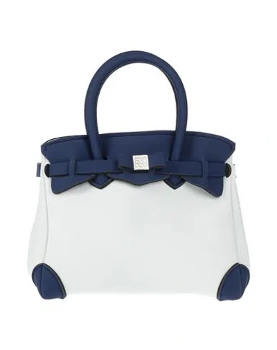 Save My Bag Woman Handbag Midnight Blue Size - Polyester, Elastane
