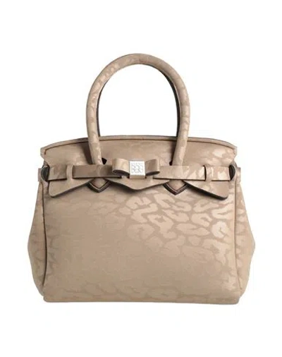 Save My Bag Woman Handbag Military Green Size - Polyamide, Elastane