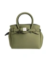 Save My Bag Woman Handbag Military Green Size - Polyamide, Elastane In Green
