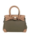 Save My Bag Woman Handbag Military Green Size - Polyester, Elastane