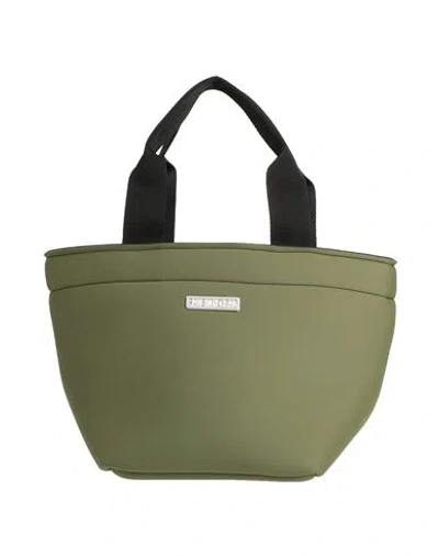 Save My Bag Woman Handbag Military Green Size - Polyamide, Elastane