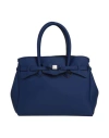 Save My Bag Woman Handbag Navy Blue Size - Peek (polyether - Ether - Ketone), Polyamide, Elastane