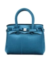 Save My Bag Woman Handbag Navy Size - Peek (polyether - Ether - Ketone), Polyamide, Elastane