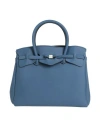 Save My Bag Woman Handbag Navy Size - Peek (polyether - Ether - Ketone), Polyamide, Elastane