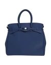 Save My Bag Woman Handbag Navy Size - Polyamide, Elastane In Blue
