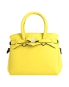 Save My Bag Woman Handbag Pastel Yellow Size - Peek (polyether - Ether - Ketone), Polyamide, Elastan