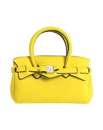 Save My Bag Woman Handbag Pastel Yellow Size - Polyamide, Elastane
