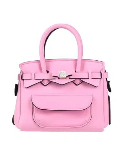 Save My Bag Woman Handbag Pink Size - Polyamide, Elastane