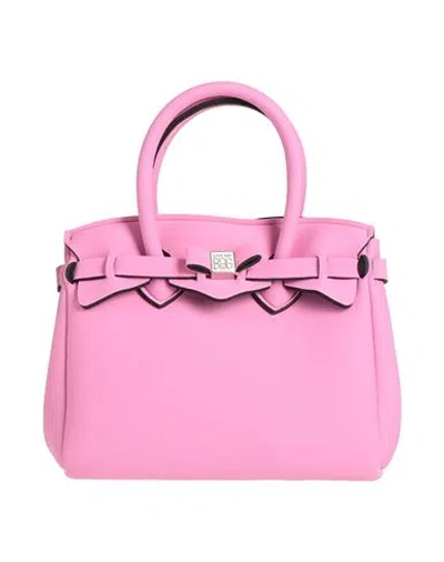 Save My Bag Woman Handbag Pink Size - Polyamide, Elastane