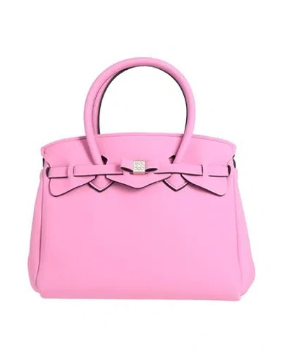 Save My Bag Woman Handbag Pink Size - Polyamide, Elastane