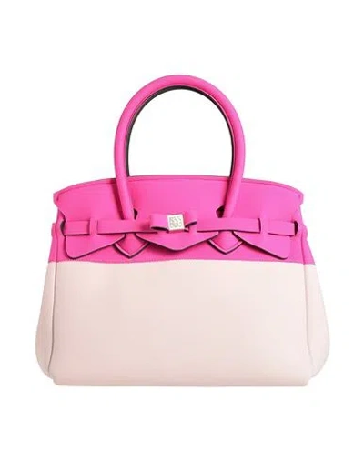 Save My Bag Woman Handbag Pink Size - Polyamide, Elastane